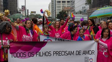 ONG Mães pela Diversidade na parada do Orgulho LGBTQIA+ - Foto: arquivo pessoal